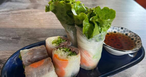 Papaya beef fresh rolls. Cameron Sheppard / Renton News