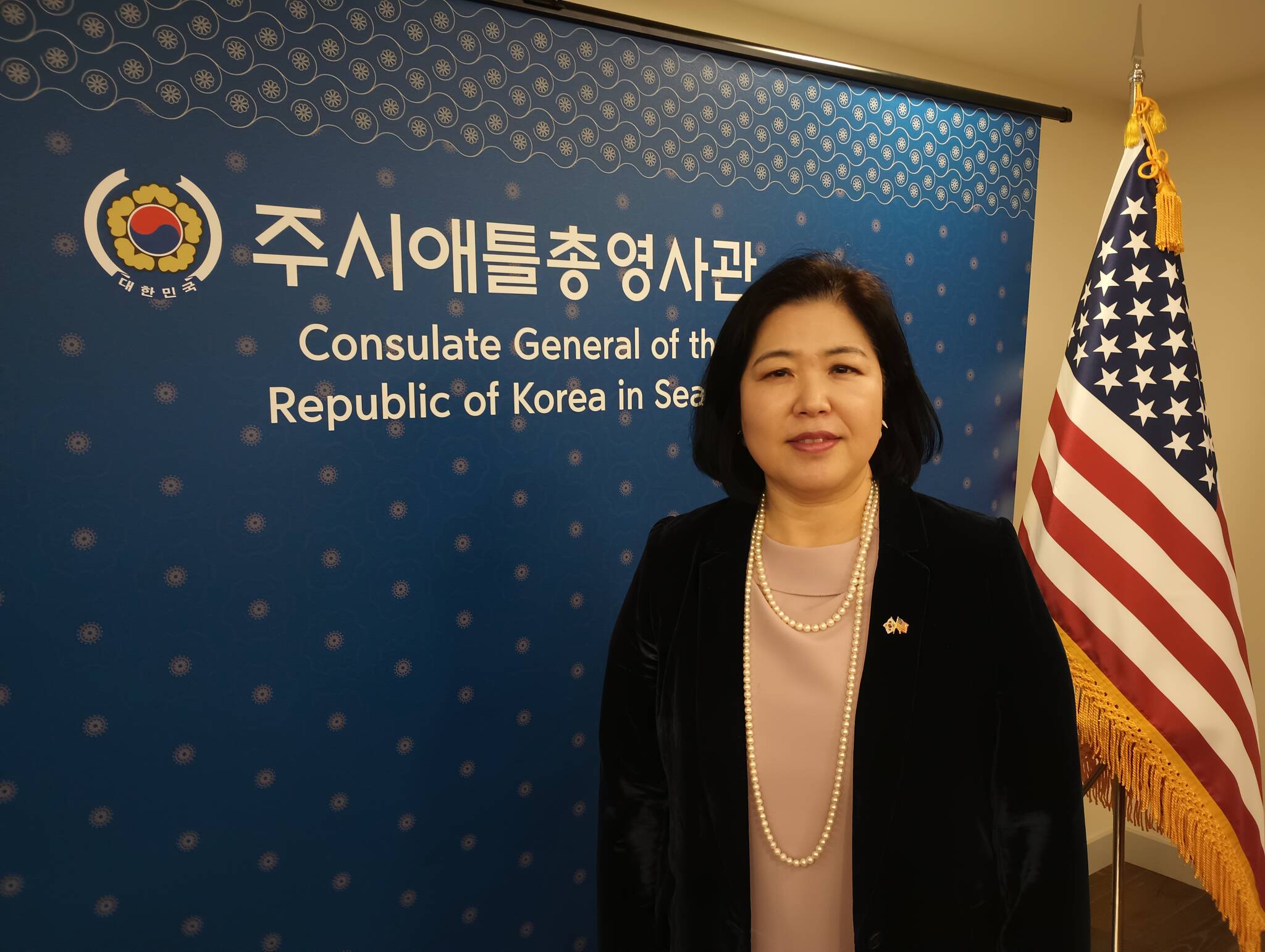 Consul-General Seo at the Consulate-General building in Seattle. Bailey Jo Josie/Alb Media