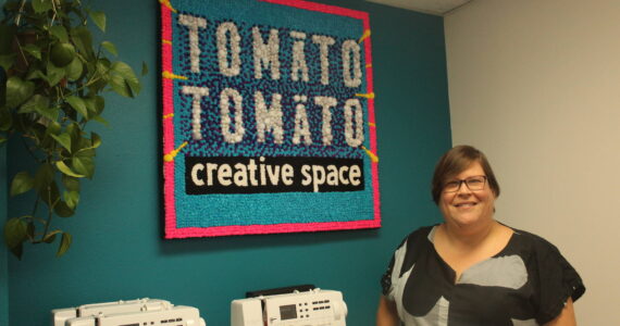 Kelly Affleck, owner of Tomāto Tomäto Creative Space in Renton. Along with original craft kits, Tomāto Tomäto Creative Space is filled with every possible craft tool and material. Photos by Bailey Jo Josie/Alb Media.