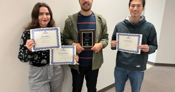 Alb Media photo
Bailey Jo Josie, Ben Ray and Benjamin Leung won first, second and third place awards at the 2023 Better Newspaper Contest for their work covering sports, businesses and crime in Renton.