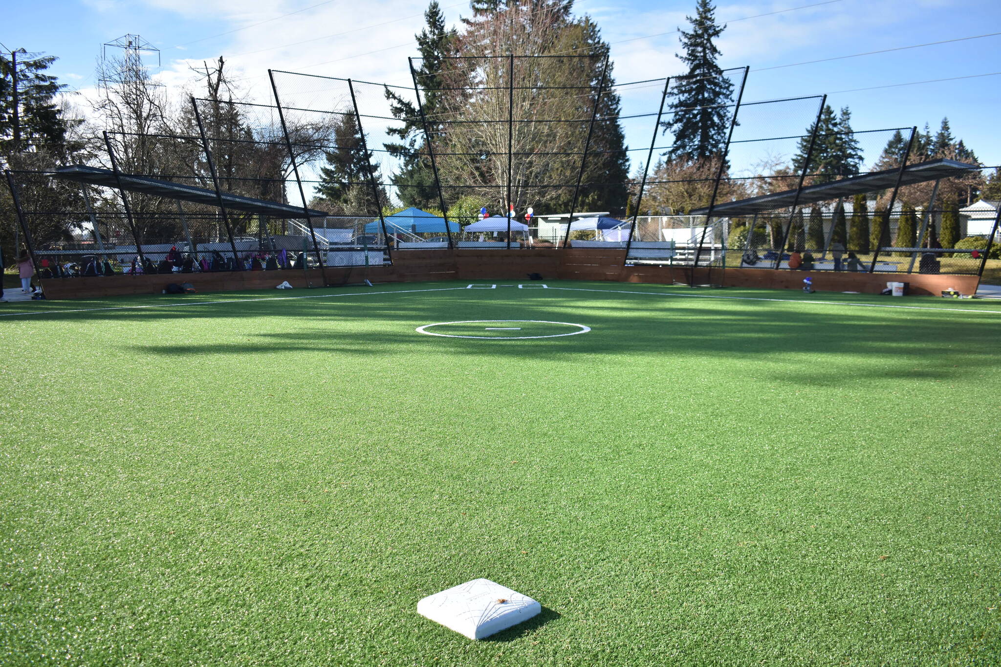 Kiwanis Park renovation includes new turf, dugouts and backstop. The park is located at 815 Union Ave. NE in the Renton Highlands. Ben Ray / The Reporter