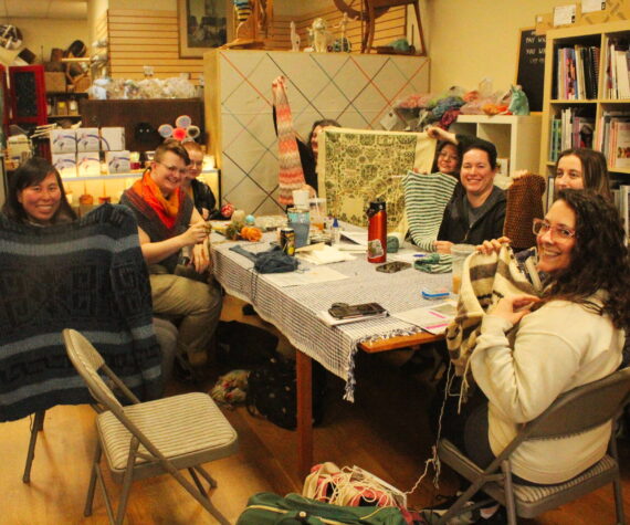 The New Knittery hosts a Fiber Friends Meet Up every Friday night from 6-8 p.m. Photo by Bailey Jo Josie/Alb Media